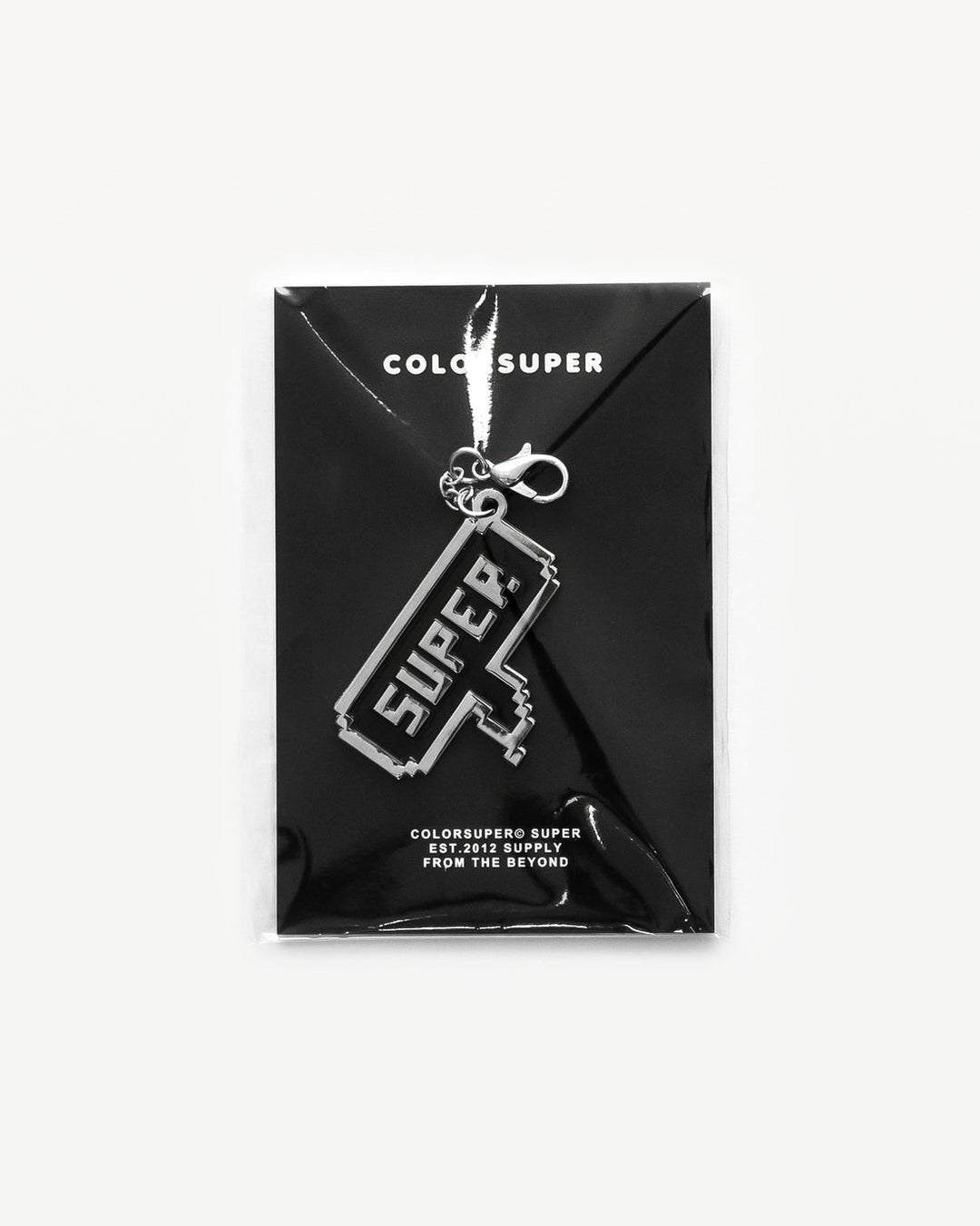 Chrome 8 bit super bikini charm with lobster clasp. - Alternate view