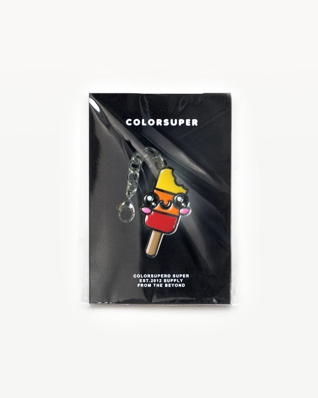 Triple Lolly charm with rainbow colors and playful design, perfect for summer accessories. - Alternate view