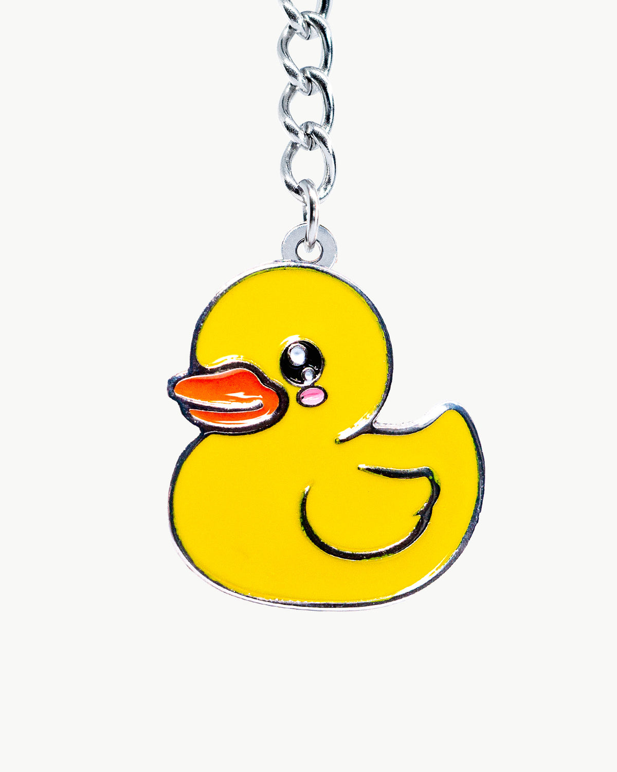 Bikini Charm - Ducky Charm high-quality enamel accessory featuring a cute yellow rubber duck. Perfect for beachwear.