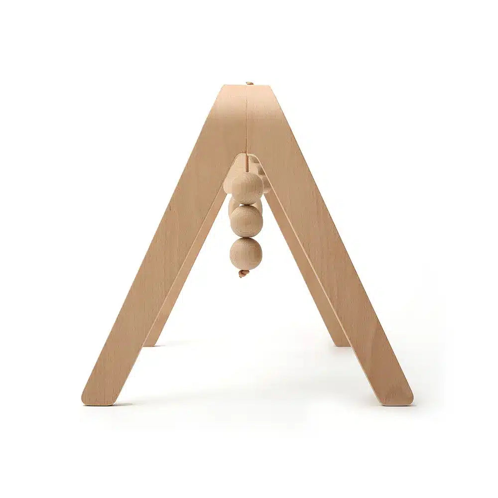 NAHO activity arch with wooden toys
