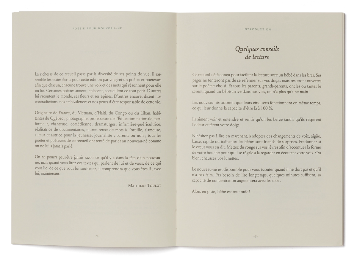 Gedichtsammlung À toi qui es là