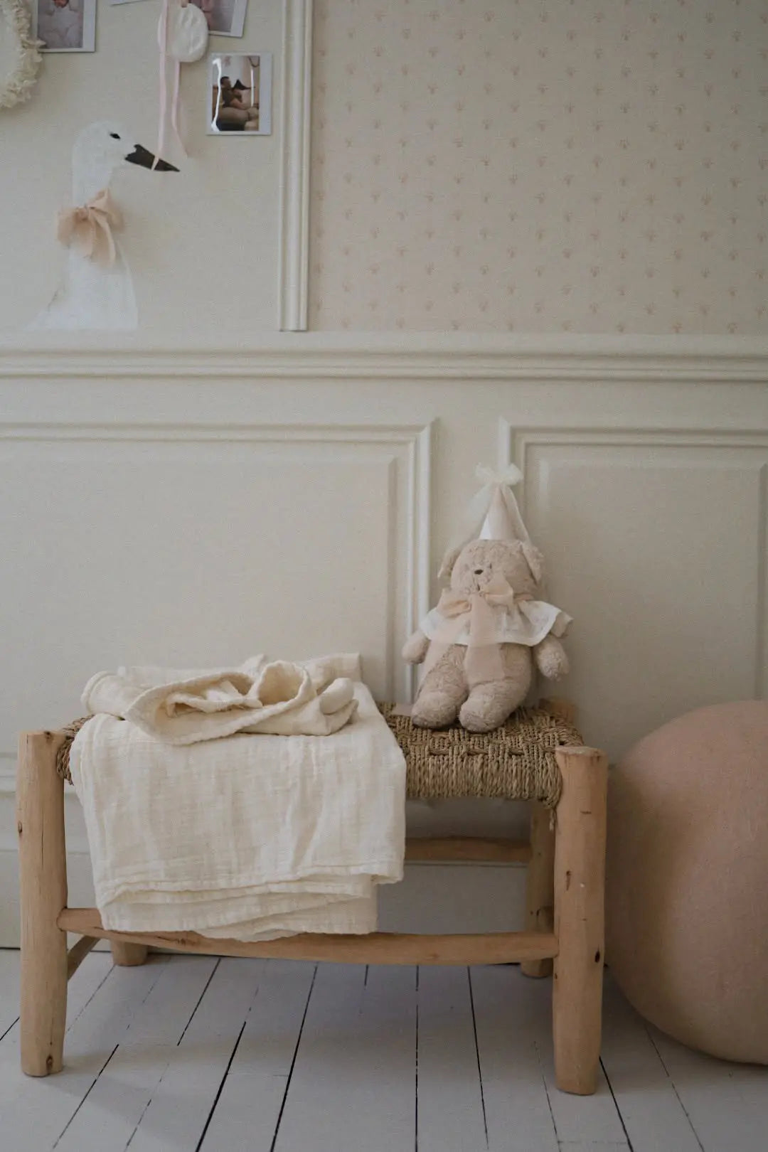 Spucktuch DOLI XL aus Baumwolle Milk