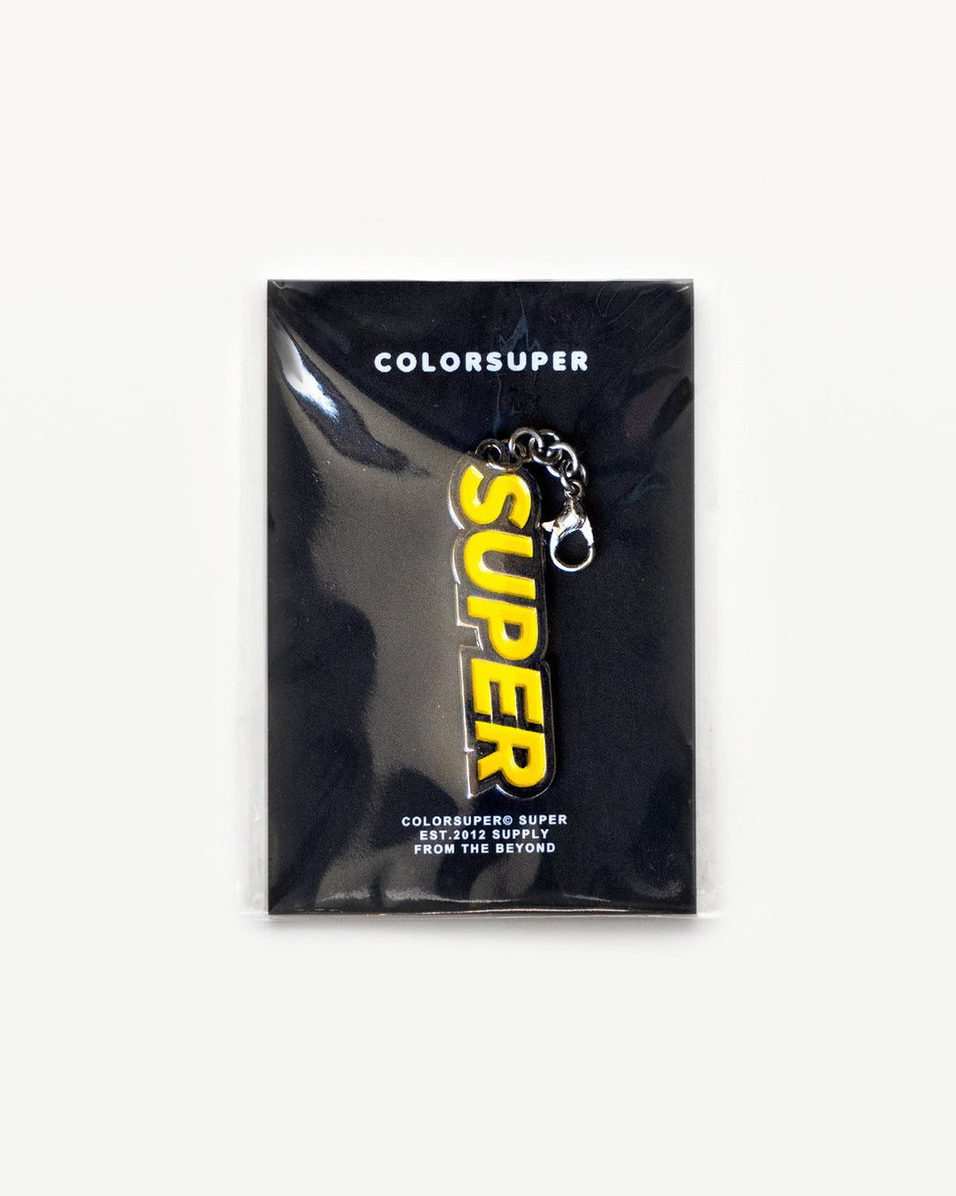 Chrome Super yellow bikini charm with lobster clasp. - Alternate view