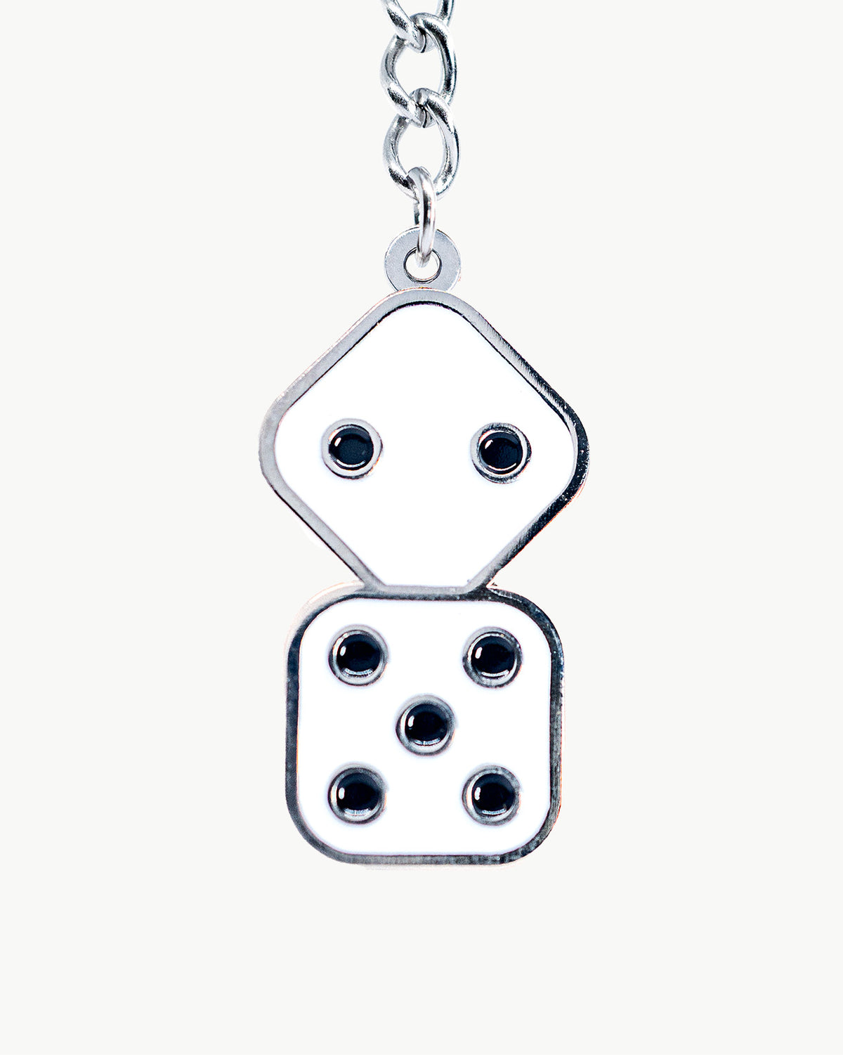 Bikini charm featuring a lucky 7 dice design, perfect for stylish beach days and playful swimwear accessories.
