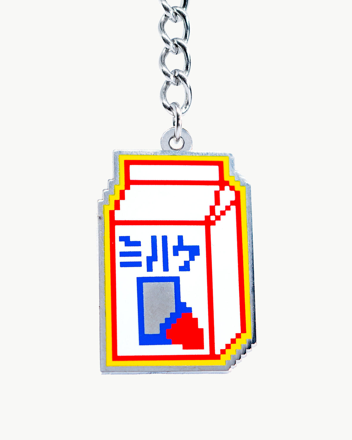 Bikini Charm - Creamy white milk bottle charm, perfect for nostalgic summer swim accessories.