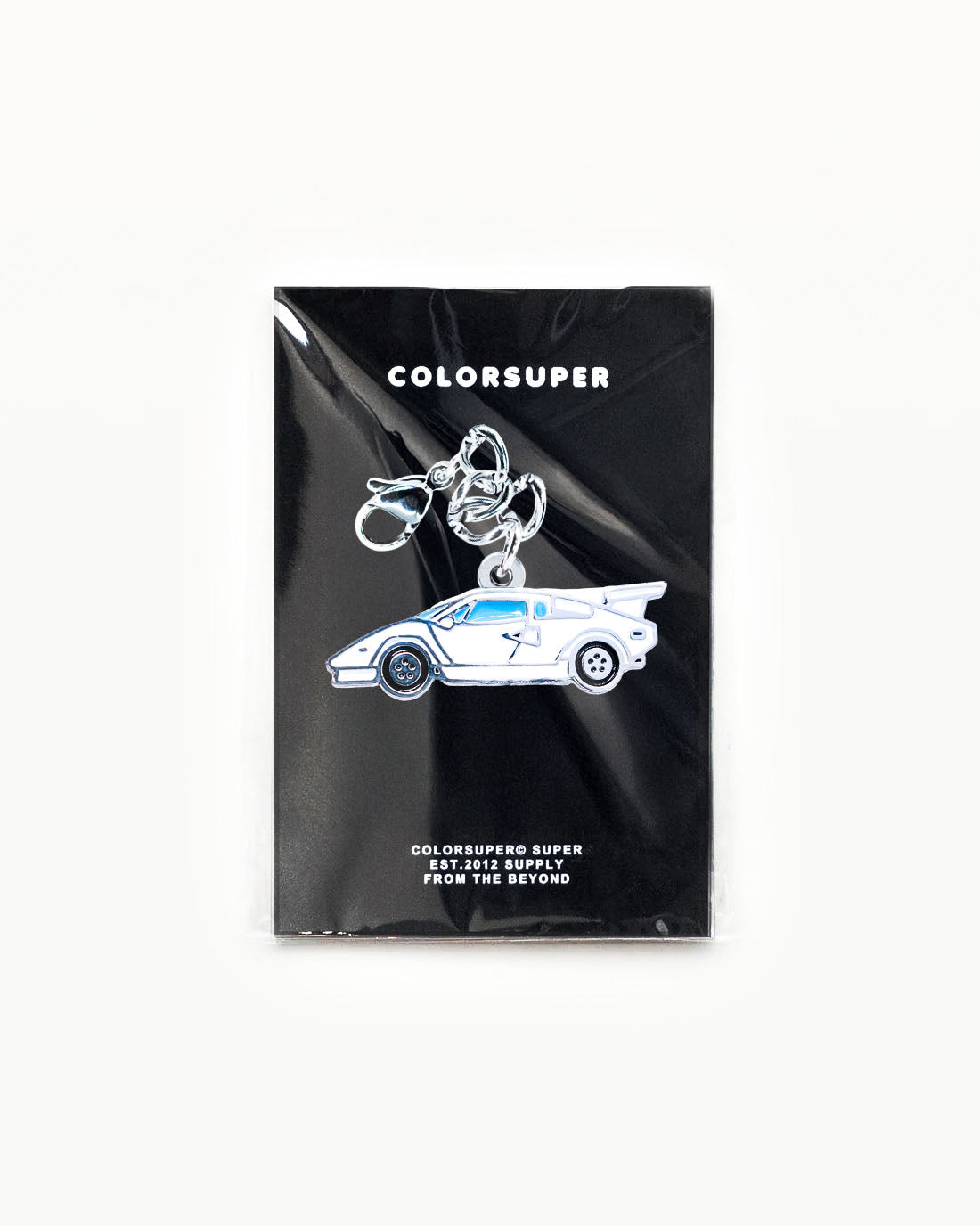 Bikini Charm - Spaceship Charm featuring a stylish sports car design in high-quality enamel, perfect for beachwear. - Alternate view