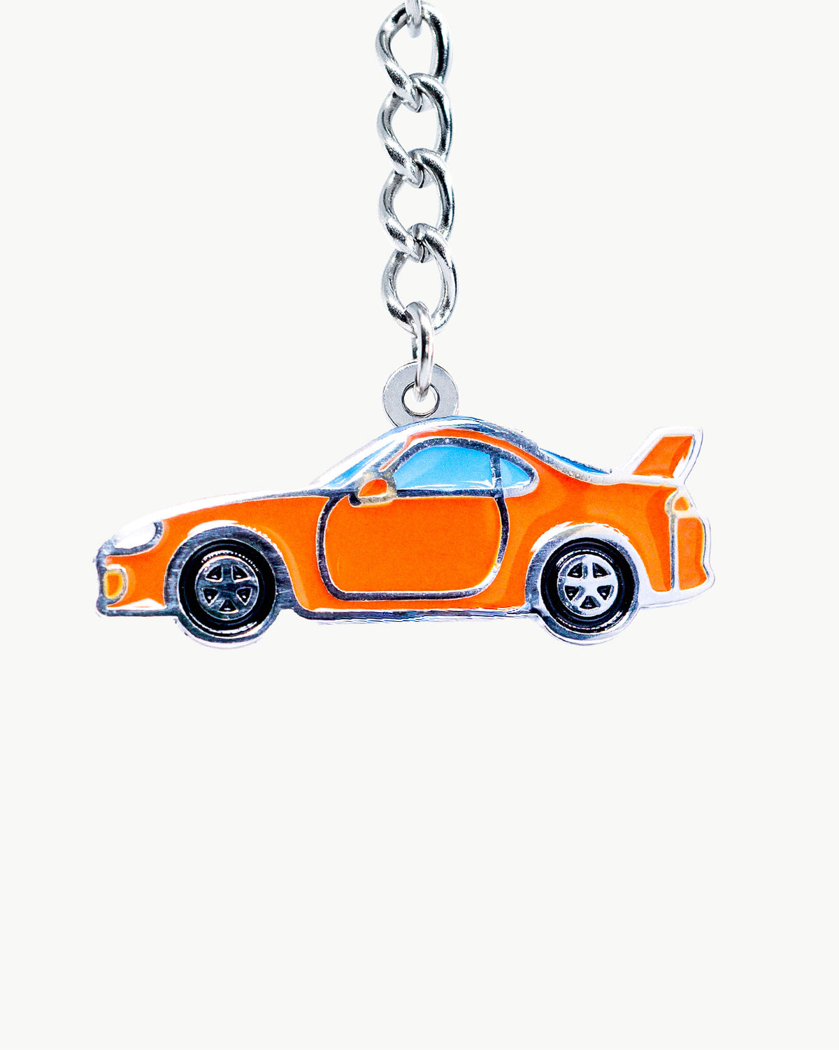 Bikini Charm - Supera Charm in orange sports car design, perfect accessory for swimsuits and beachwear.