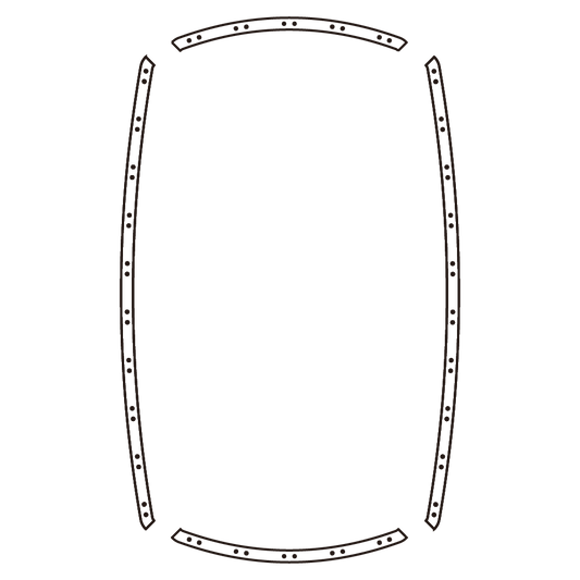 Set de 4x arcos para cuna KIMI