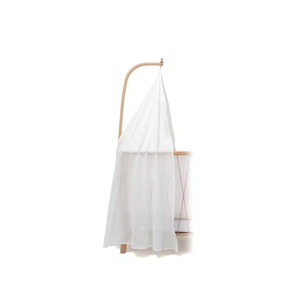 Ciel de lit White Veil pour lit bébé KIMI