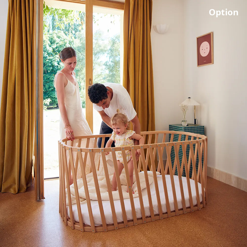 LUGO Lit bébé évolutif en bois