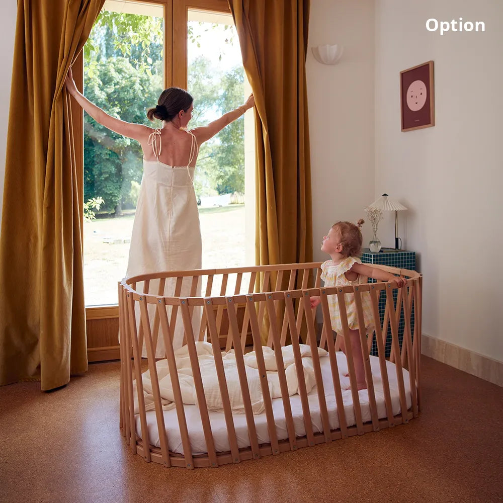 LUGO Lit bébé évolutif en bois